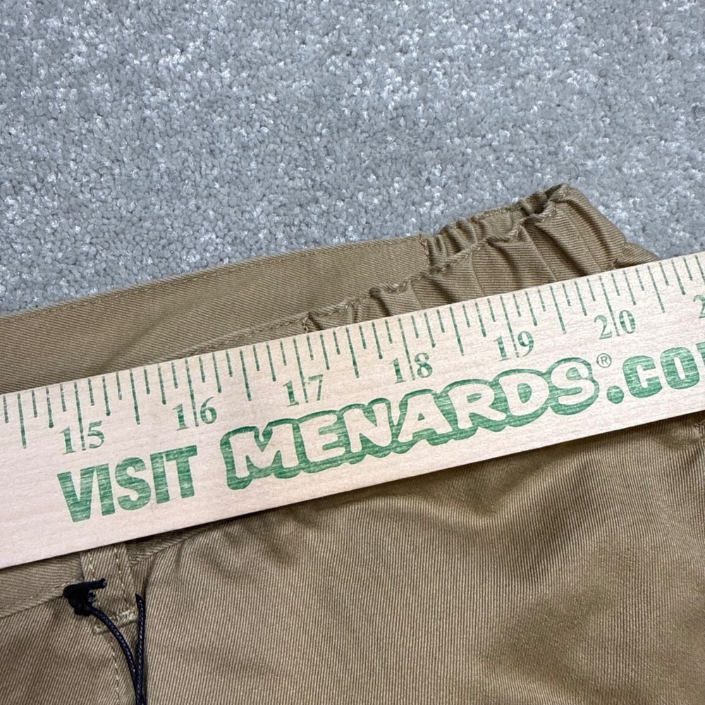 Barbour Maison Kitsune Cargo Trousers Trench Tan Khaki Pants Ankle NWT 42x32 - Picture 13 of 14
